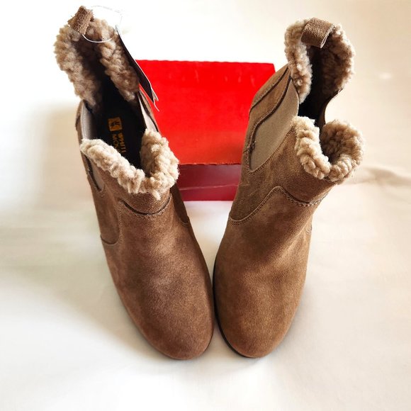 Weather Smart Easy Care White Mountain Brown Suede  Boots. Size 9. NWT - Picture 8 of 16